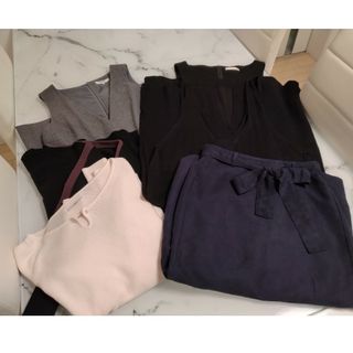 エヌナチュラルビューティーベーシック(N.Natural beauty basic)のレディース服　秋冬　まとめ売り(ひざ丈ワンピース)