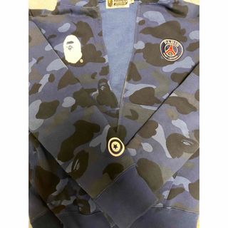 アベイシングエイプ(A BATHING APE)のPSG BAPE パーカー(パーカー)