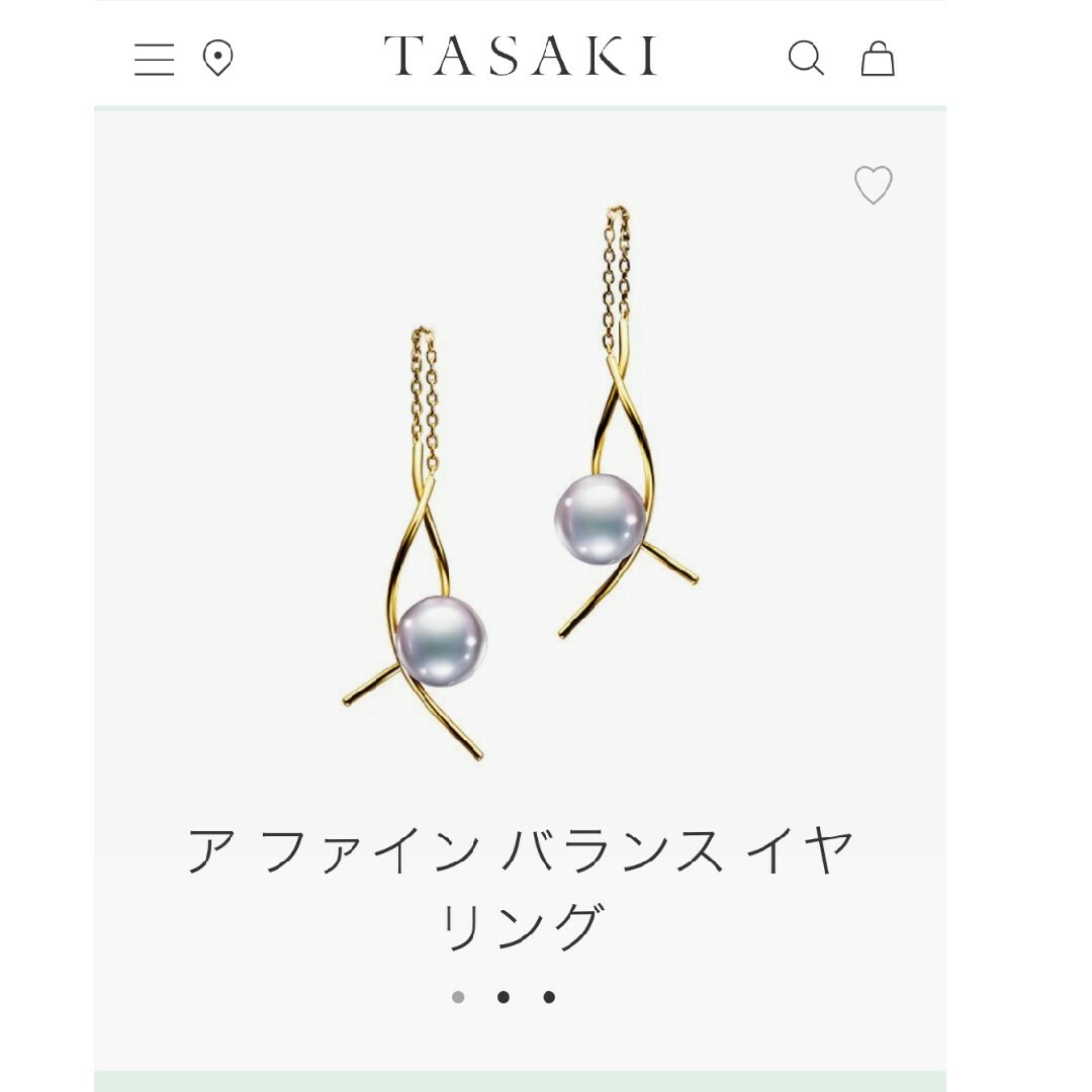 タサキ a fine balance Earrings