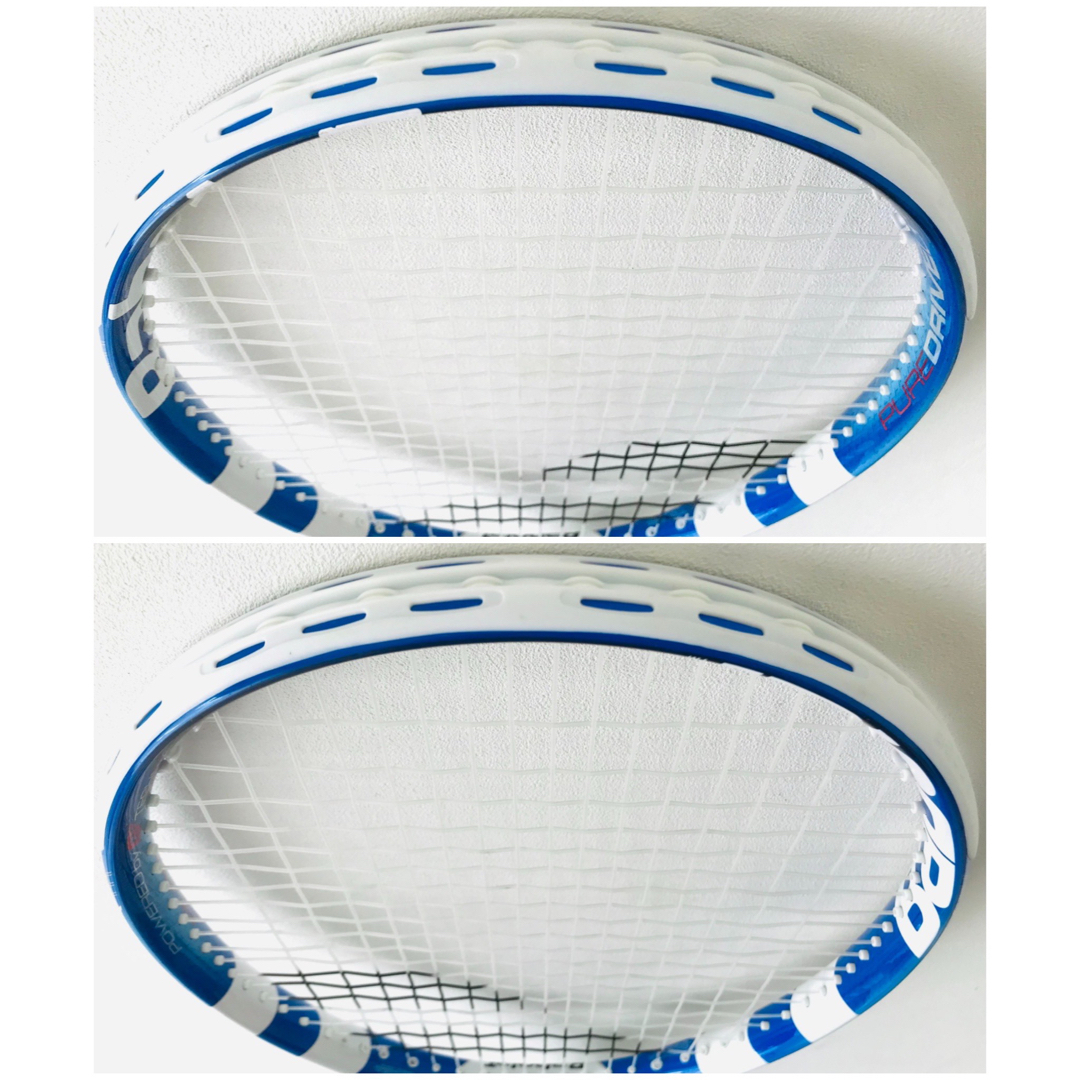 【希少】バボラ『ピュアドライブライト』テニスラケット／ブルー／軽量／初心者／G2
