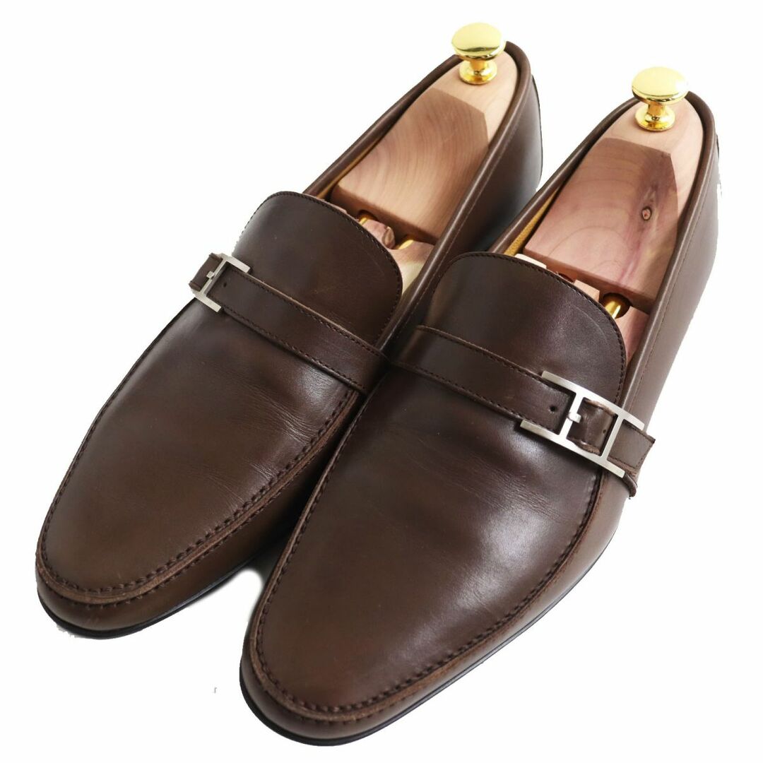 Hermes - 良品○HERMES エルメス アピ/Hロゴ金具 ローファー