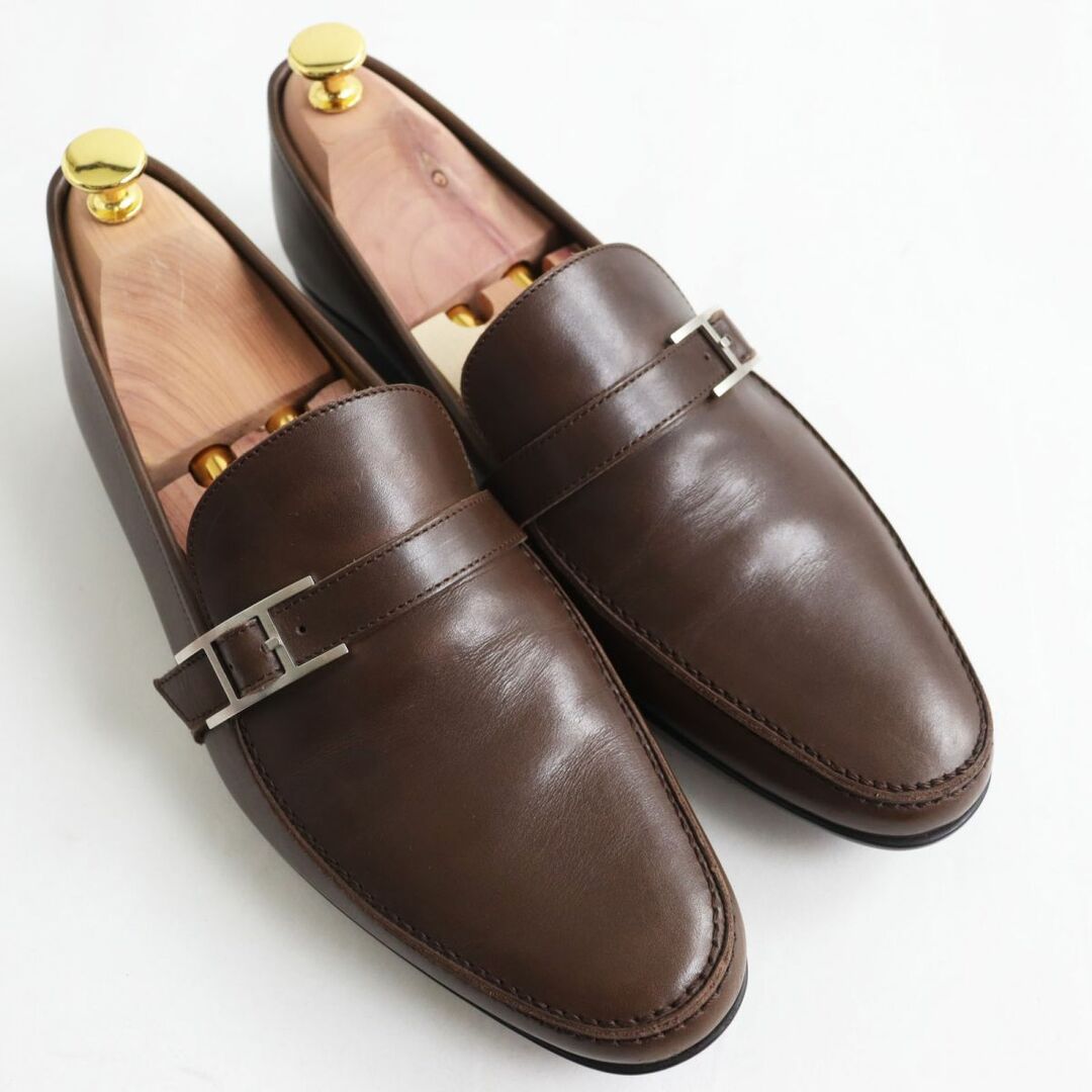 Hermes - 良品○HERMES エルメス アピ/Hロゴ金具 ローファー