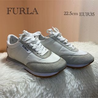 国内正規品 FURLA フルラ スニーカー 靴 レザー 24.5