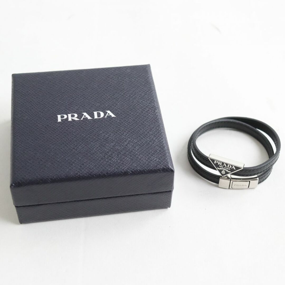 PRADA - 極美品○PRADA プラダ サフィアーノレザー トライアングルロゴ