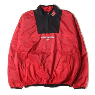 90s リーボック Reebok NFL ナイロン プルオーバー ジャケット 赤