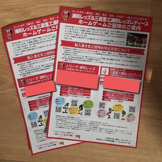 浦和レッズ 観戦チケット(サッカー)