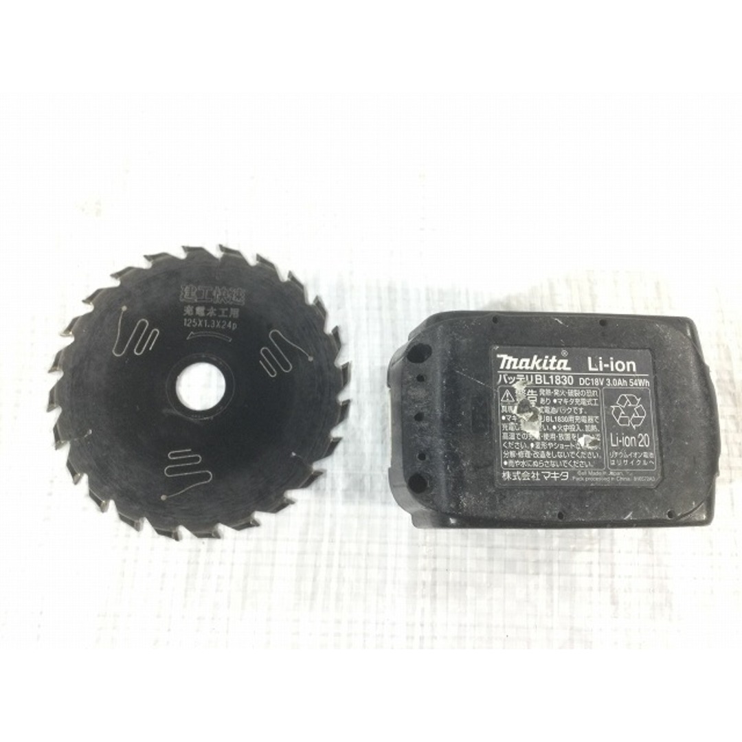 Makita - ☆中古品☆makita マキタ 18V 125mm 充電式マルノコ Makita - ☆中古品☆makita マキタ 18V 125mm 充電式マルノコ