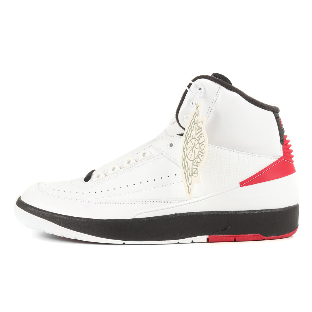 NIKE ナイキ サイズ:28.5cm AIR JORDAN 2 RETRO CHICAGO (DX2454-106) エアジョーダン2 レトロ シカゴ ホワイト バーシティーレッド 白赤 US10.5 ハイカット スニーカー シューズ 靴【メンズ】