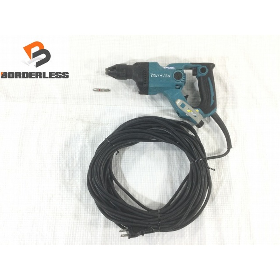 ☆品☆makita マキタ 100V スクリュードライバー FS6100 青 ボード用ドライバー ボードドライバー 81326自動車/バイク