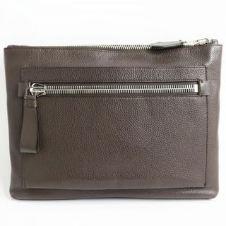 TOM FORD - 良品○TOM FORD トムフォード レザー BIG ZIP クラッチ ...