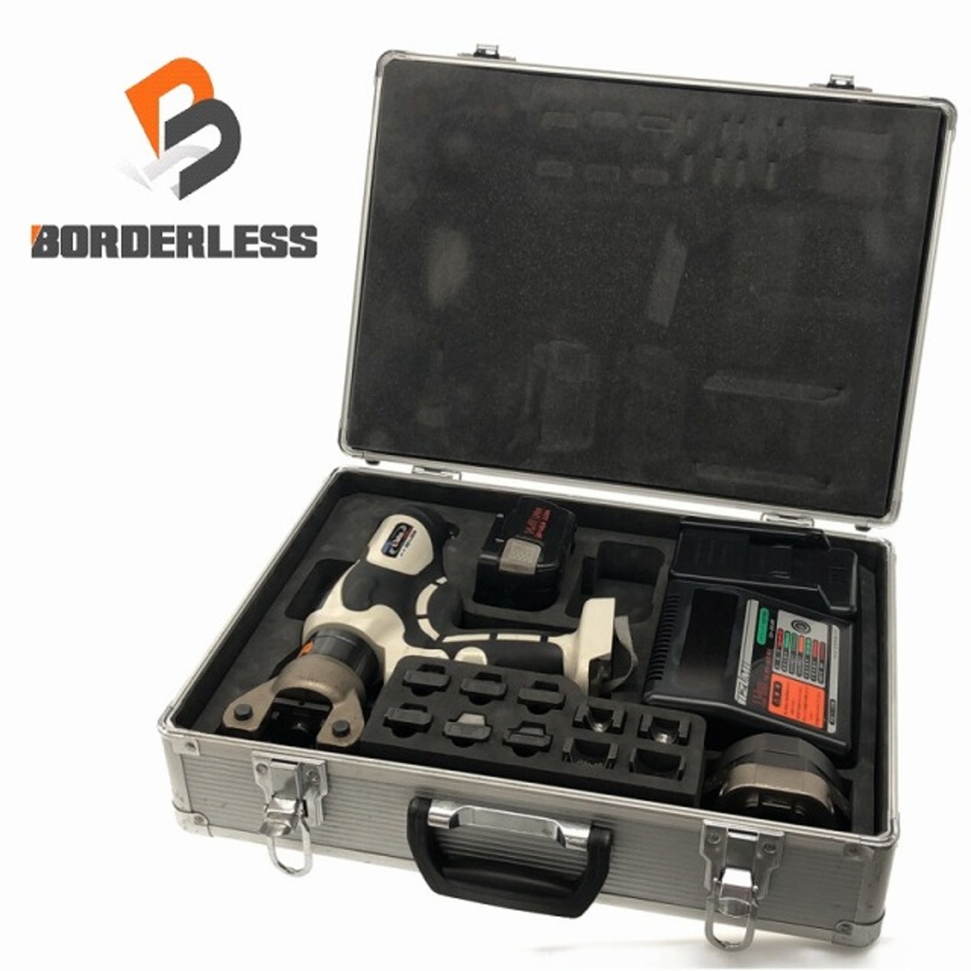 ☆中古品☆IZUMI イズミ 泉精器 14.4V 充電油圧式多機能工具 REC-Li250M バッテリー1個(3.0AH) 充電器 コマ ケース付 マルチポンプ 78216