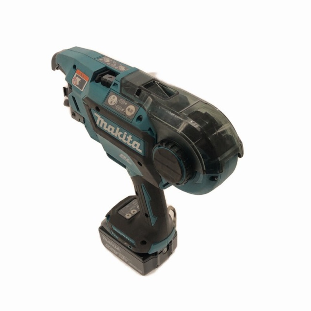 ☆中古品☆makita マキタ 18V 充電式鉄筋結束機 TR180DRGX バッテリー2個(6.0Ah) 充電器 タイワイヤ6個 ケース付  リバータイア 79762