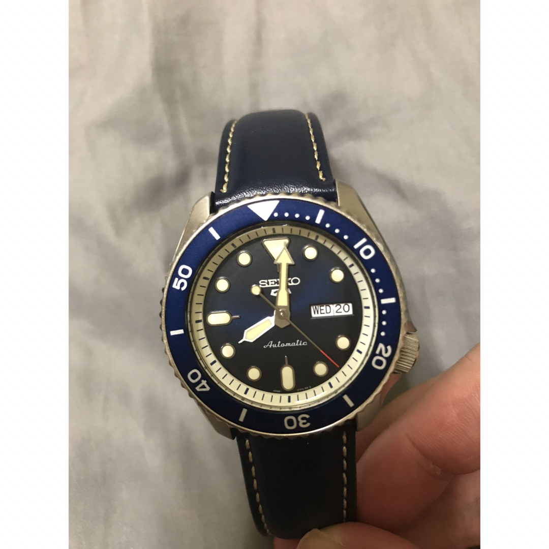 美品】 SEIKO ファイブ 腕時計 自動巻き 稼動品-