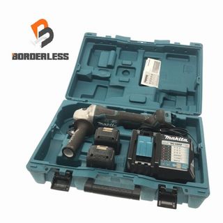 マキタ(Makita)の☆中古品☆ makita マキタ 18V 充電式ディスクグラインダー GA418D バッテリー2個(BL1850)付き 充電器(DC18RF)付き 80494(工具)