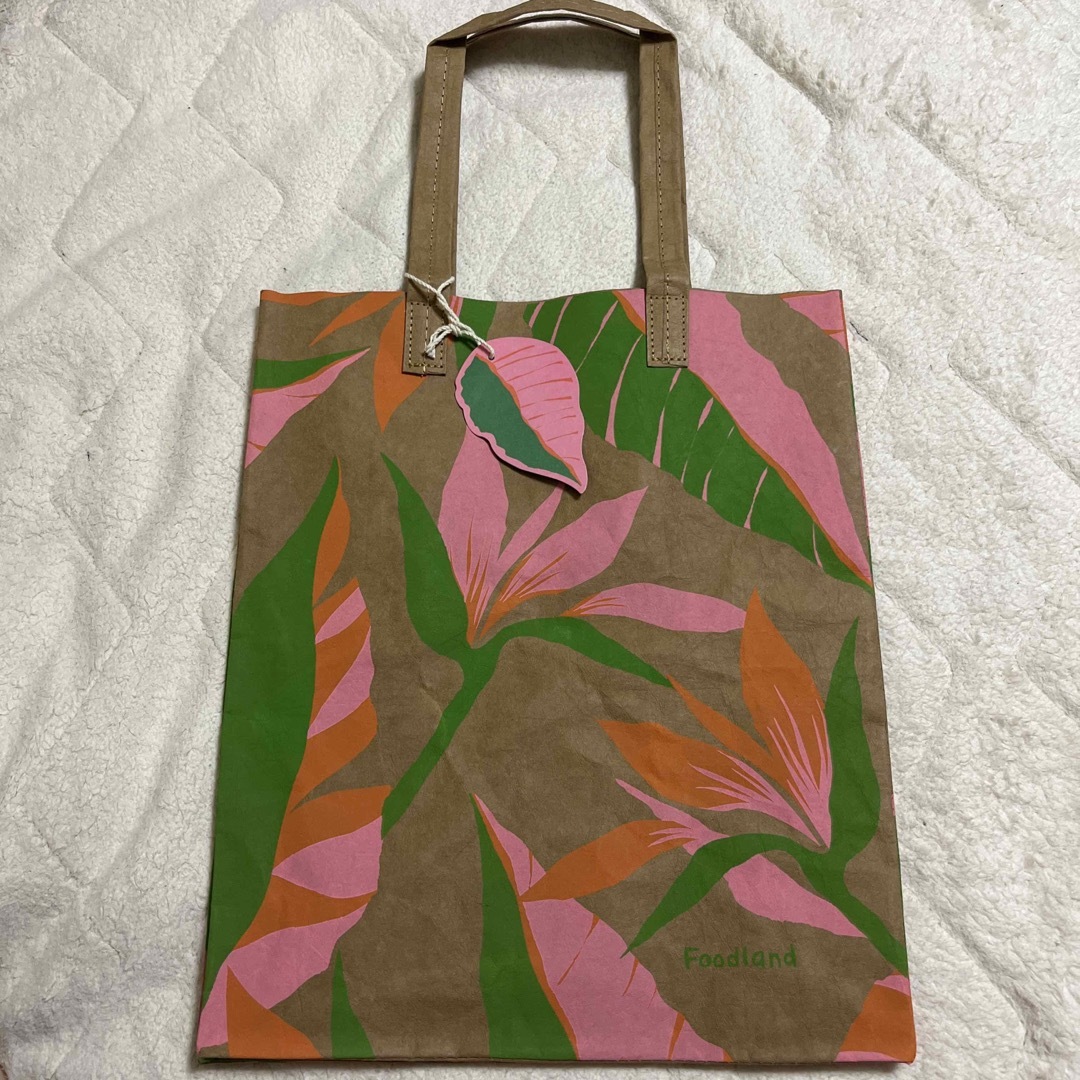 ハワイ　フードランド紙袋風エコバッグ レディースのバッグ(エコバッグ)の商品写真
