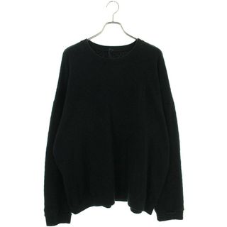 CHROME HEARTS クロムハーツ 22AW Y NOT Raglan Crewneck Sweat shirt ワイノットラグランクルーネックスウェットシャツ トレーナー ブラック ＊国内ギャラ有