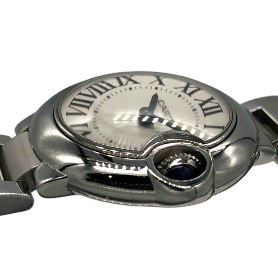 カルティエ Cartier バロンブルーSM シルバー SS レディース 腕時計