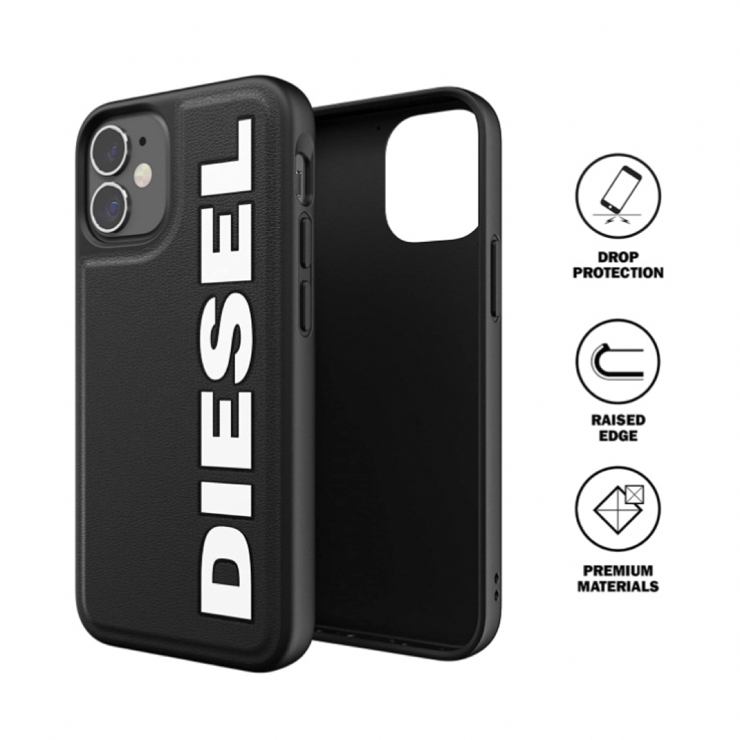 DIESEL(ディーゼル)の新品⭐︎DIESEL (ディーゼル) iPhone12mini 用 BK/WH スマホ/家電/カメラのスマホアクセサリー(iPhoneケース)の商品写真