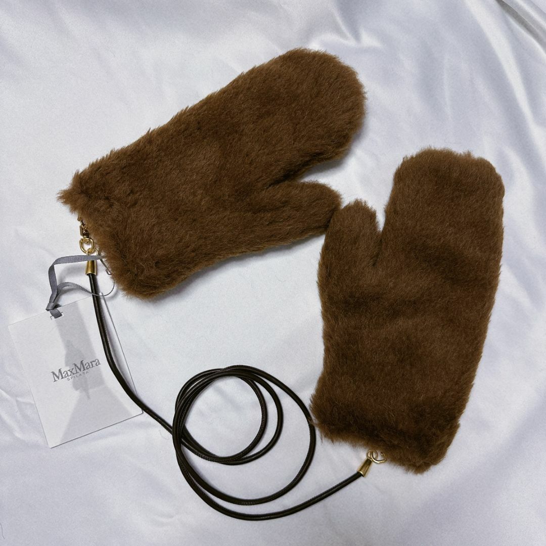 Max Mara - MAX MARA*OMBRAT TEDDY テディ ベア ミトン　M-Lサイズ