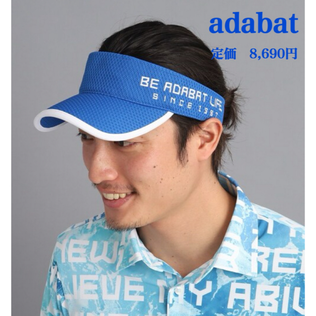 adabat - 新品 adabatアダバット 日本製 メッセージロゴ メッシュ サン