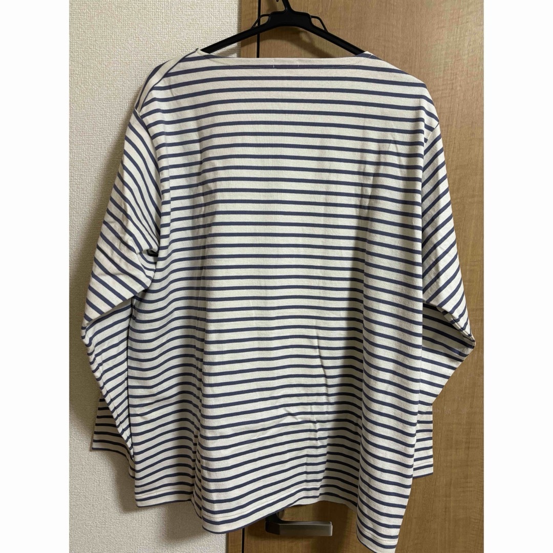 COMOLI(コモリ)のCOMOLI ボーダーボートネック コモリ メンズのトップス(Tシャツ/カットソー(七分/長袖))の商品写真