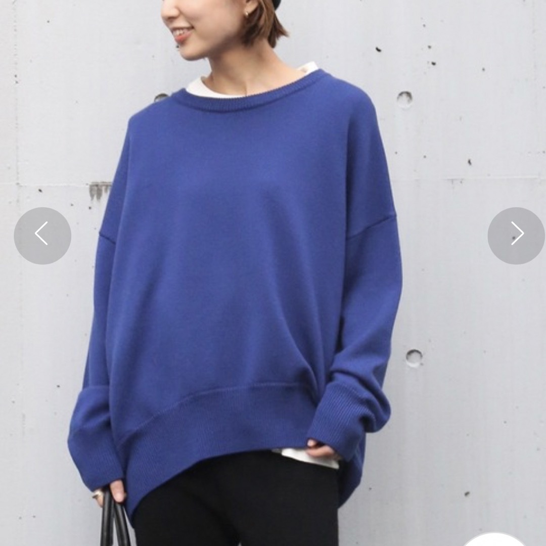 DEUXIEME CLASSE - EVERYDAY I LIKE. ベーシックニット ブルーAの通販 ...