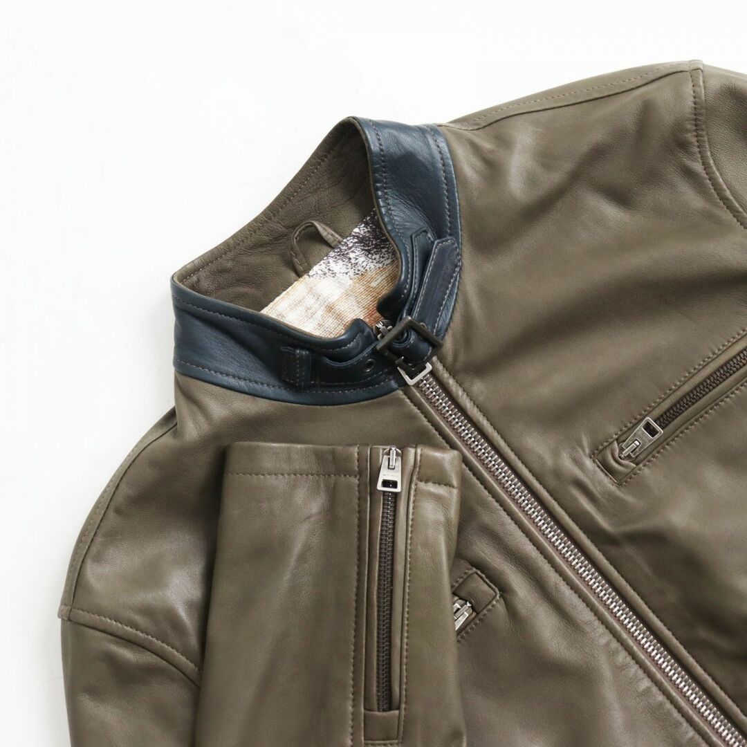 美品】Schott とんでもなく ダブルライダース ラムレザージャケット 内側総柄 ブラック 美品】Schott とんでもなく ダブルライダース ラムレザージャケット 内側総柄 ブラック