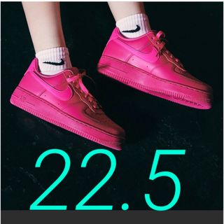 NIKE - w22.5 Nike Air Force 1 エアフォース ピンクの通販 by ...