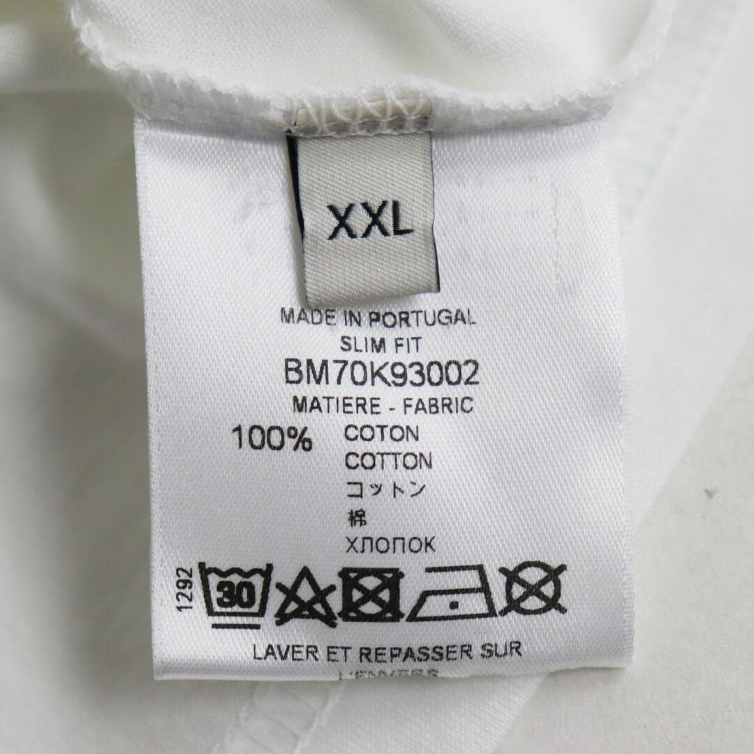 未使用品●GIVENCHY ジバンシィ BM70K93002 ロゴプリント クルーネック 半袖 Tシャツ/カットソー ホワイト 大きめサイズXXL  正規品