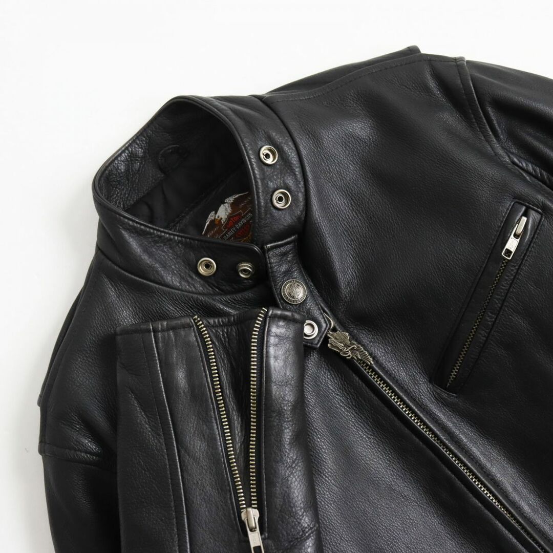 Hurley - 良品○Harley Davidson ハーレーダビッドソン カウレザー