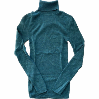 ムジルシリョウヒン(MUJI (無印良品))の無印　首のチクチクを抑えたリブ　タートルネック洗えるセーター(ニット/セーター)