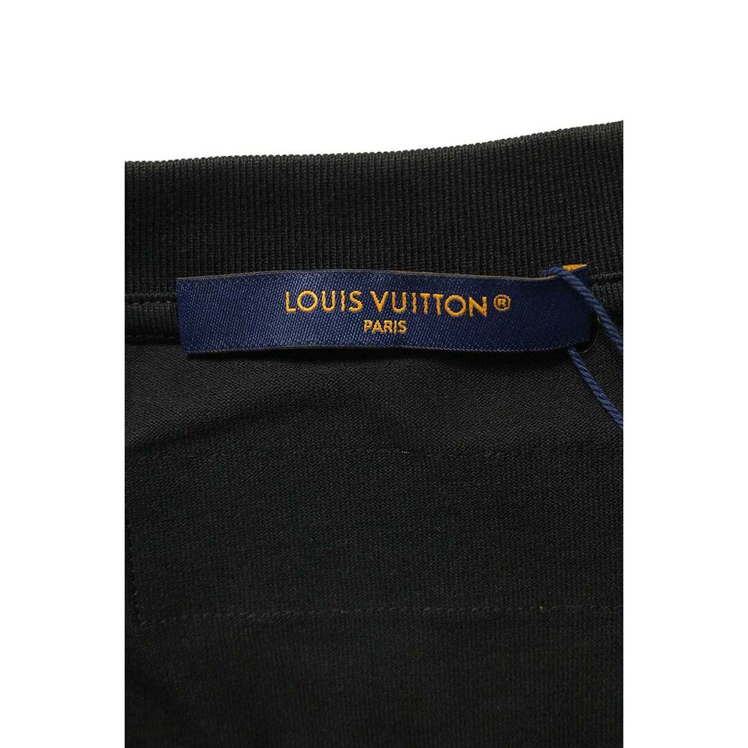 Shop Louis Vuitton LV FADE PRINTED LONG-SLEEVED T-SHIRT 1AATBG