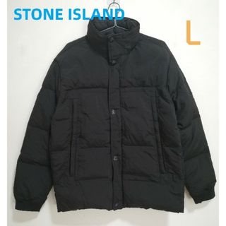 ストーンアイランド × ドーメル ジャケット ウール/ナイロン チェック サイズL ブルゾン ブラック 黒 0112STONE ISLAND メンズ