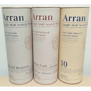 アラン　シェリーカスク　10年　バレルリザーブ　3本セット　arran(ウイスキー)