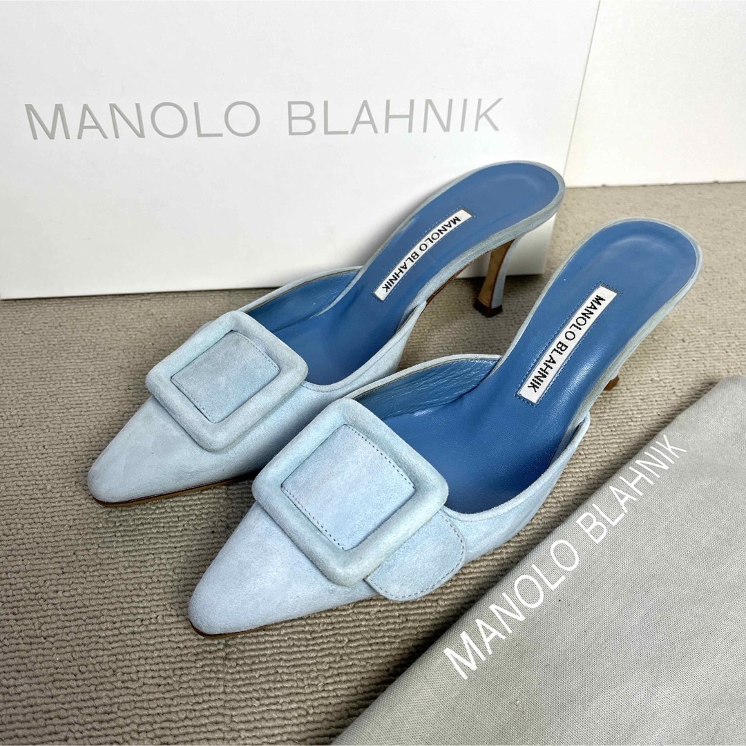 MANOLO BLAHNIK マノロブラニク　メイセール　ミュール