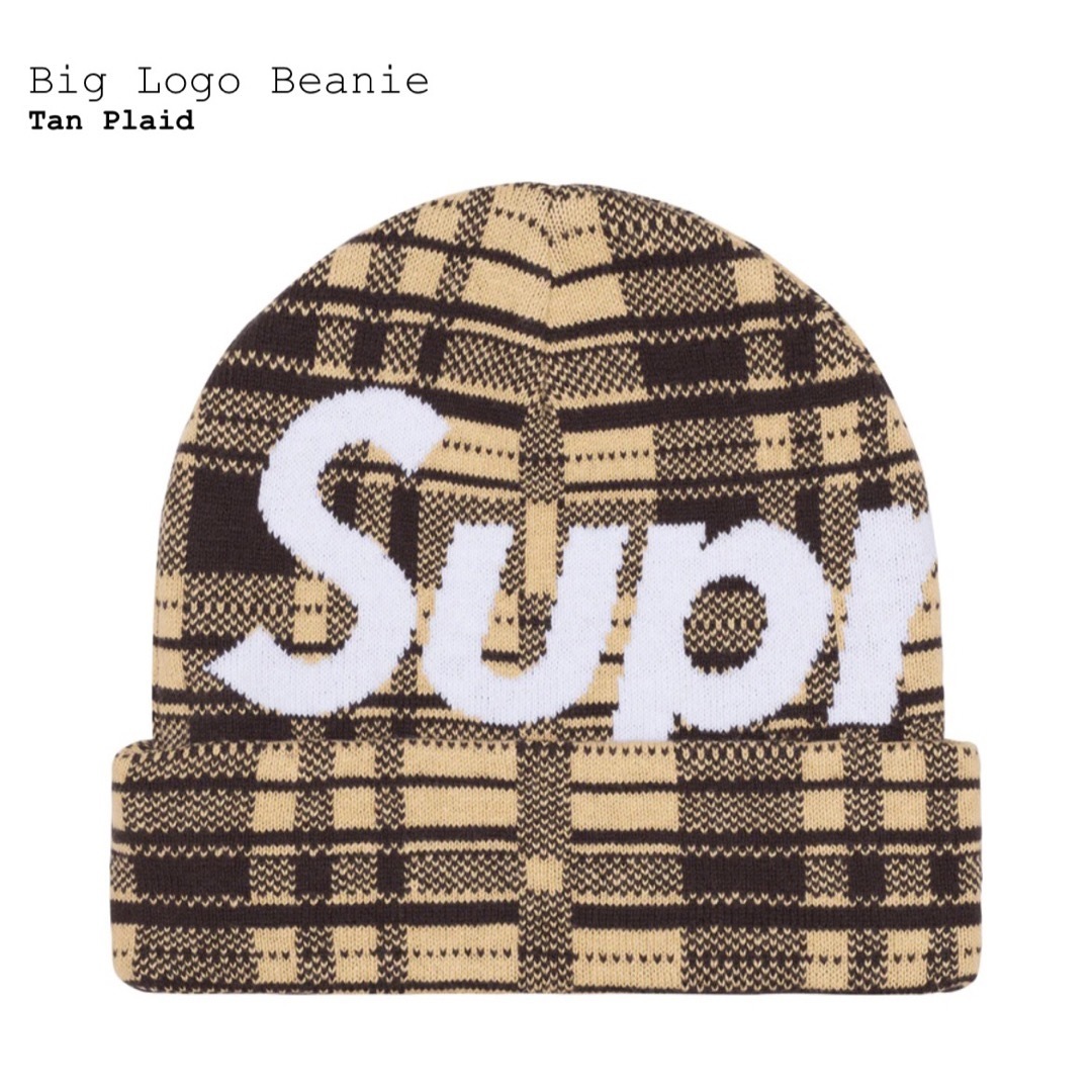 【白】 Big Logo Beanie SUPREME