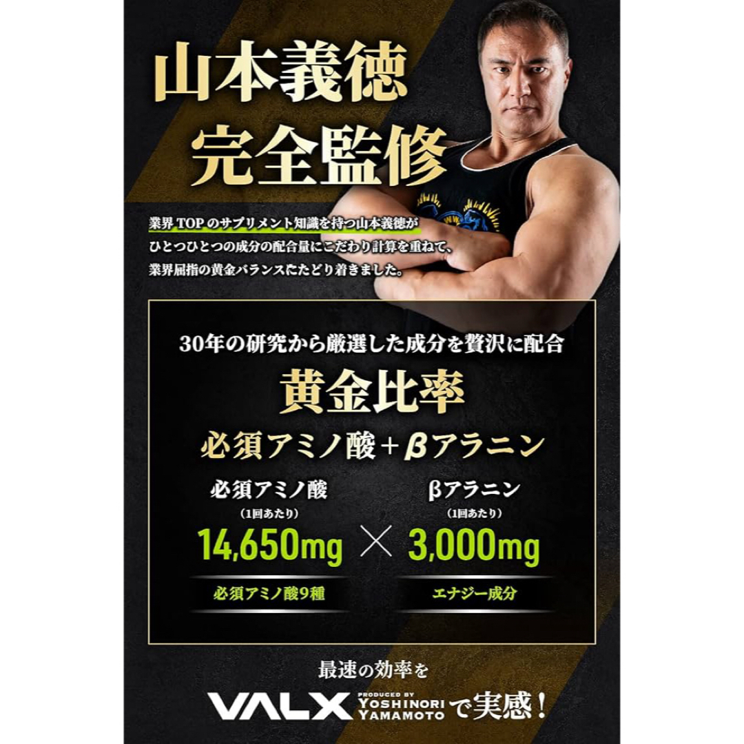 ウエイトトレーニング新品未開封　VALX EAA9 シトラス風味　3袋