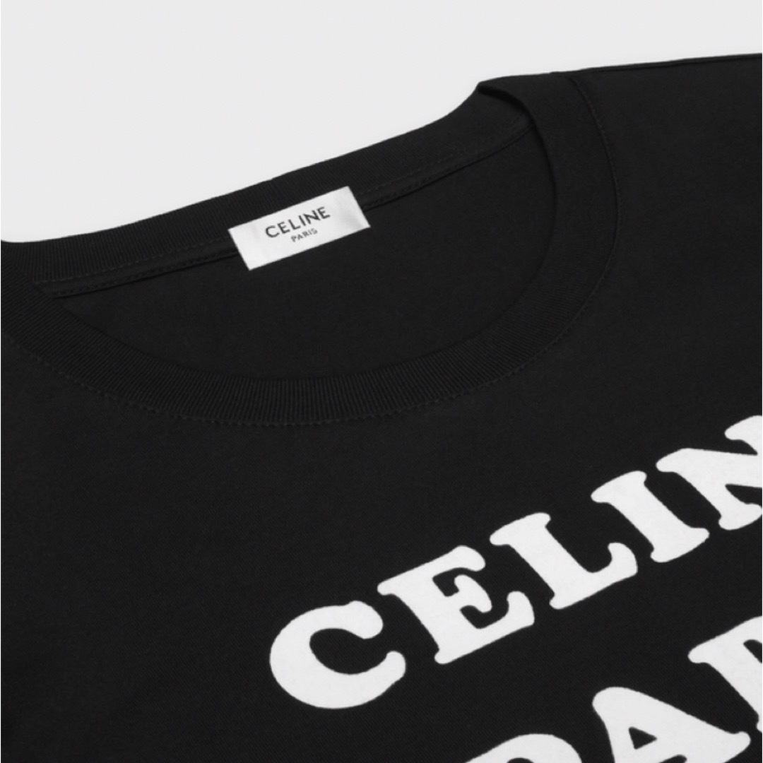 CELINE セリーヌ フロックロゴTシャツ リンガーT 正規品