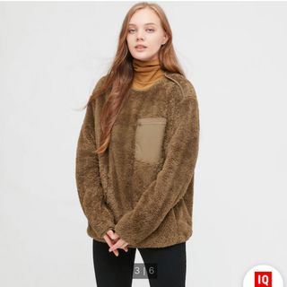 ユニクロ(UNIQLO)のファーリーフリースプルオーバー(ニット/セーター)