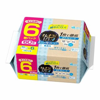 エリエール キレキラ! トイレクリーナー つめかえ用 60枚(10枚×6パック)(洗剤/柔軟剤)