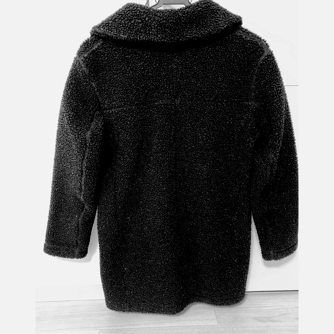 UNIQLO(ユニクロ)のジャケット コート 黒 レディースのジャケット/アウター(ロングコート)の商品写真