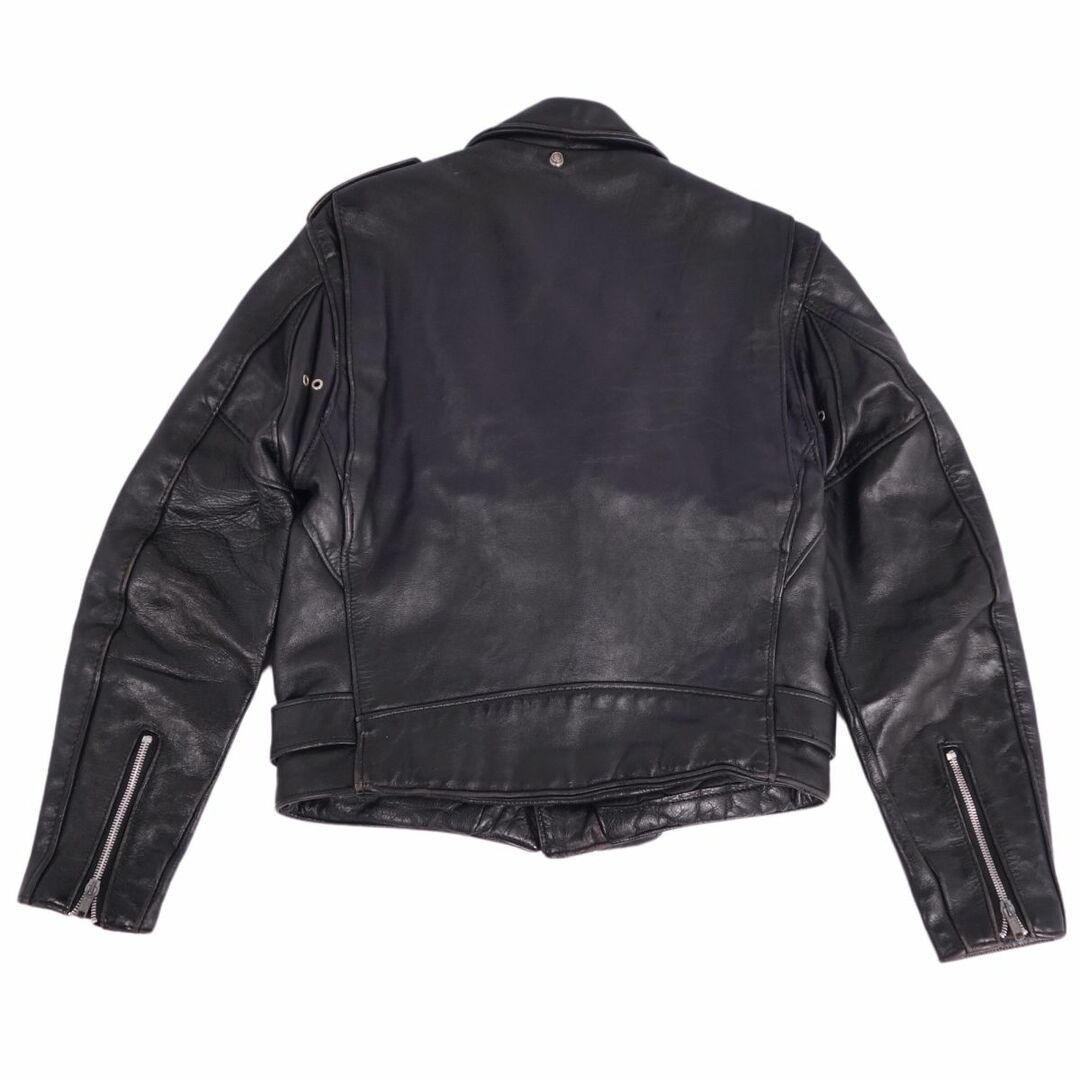 80~90's ショット SCHOTT ジャケット レザージャケット ダブルライダース 618 ステアハイド アウター メンズ 38(M相当) ブラック 80~90's ショット SCHOTT ジャケット レザージャケット ダブルライダース 618 ステアハイド アウター メンズ 38(M相当) ブラック