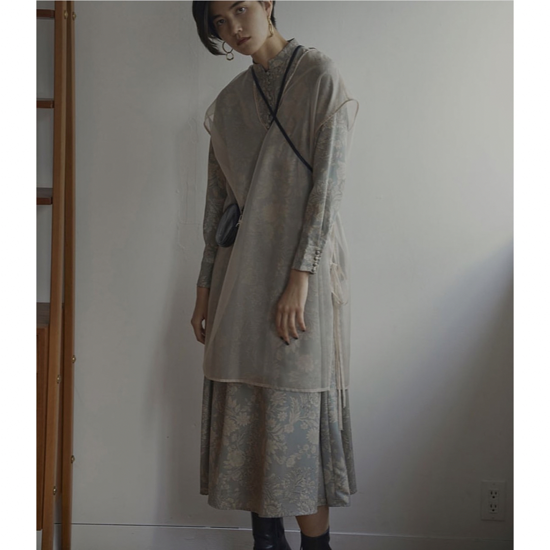 Ameri VINTAGE(アメリヴィンテージ)のameri vintage madeleine veil dress レディースのワンピース(ロングワンピース/マキシワンピース)の商品写真