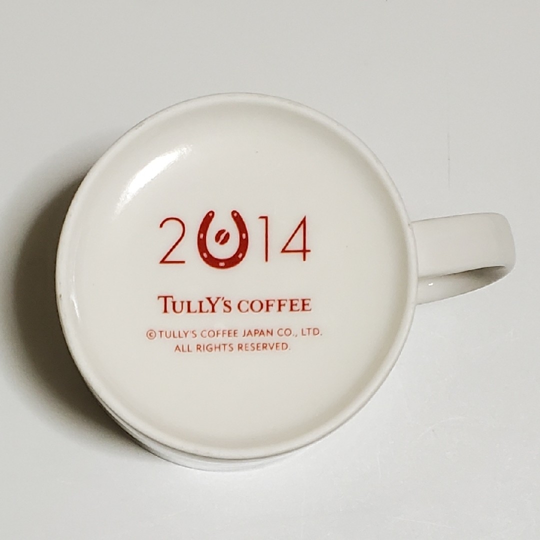 TULLY'S COFFEE(タリーズコーヒー)の【新品未使用】TULLY'S　干支　マグカップ　午　2014年 エンタメ/ホビーのコレクション(ノベルティグッズ)の商品写真