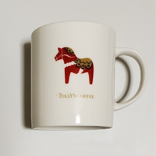 タリーズコーヒー(TULLY'S COFFEE)の【新品未使用】TULLY'S　干支　マグカップ　午　2014年(ノベルティグッズ)