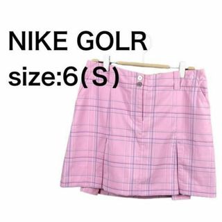 NIKE GOLF ピンクミニスカート　サイズ６（S）(ミニスカート)