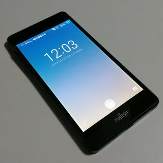 アローズ(arrows)の富士通 arrows M03 ブラック 本体のみ(スマートフォン本体)