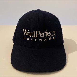 【超希少】wordperfect soft ware cap 企業 ウール(キャップ)