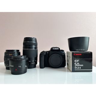 キヤノン(Canon)のCanon EOS 9000D 標準&望遠&単焦点トリプルレンズセット(デジタル一眼)