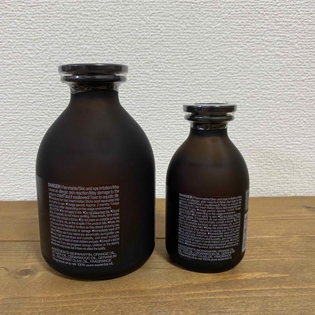 MUJI (無印良品)(ムジルシリョウヒン)の無印良品　インテリアフレグランスオイル　金木犀　60ml &180ml セット コスメ/美容のリラクゼーション(アロマオイル)の商品写真